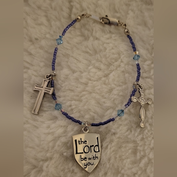 Cross Charm Bracelet - Picture 1 of 5